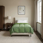 Duvet Estivo Trapuntato Verde 140 x 200 cm Microfibra