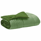 Duvet Estivo Trapuntato Verde 140 x 200 cm Microfibra
