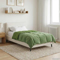 Duvet Estivo Trapuntato Verde 155 x 200 cm Microfibra