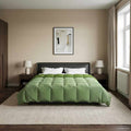 Duvet Estivo Trapuntato Verde 200 x 200 cm Microfibra
