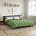 Duvet Estivo Trapuntato Verde 200 x 240 cm Microfibra