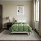 Duvet Estivo Trapuntato Verde 135 x 220 cm Microfibra