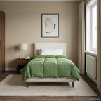 Duvet Estivo Trapuntato Verde 155 x 220 cm Microfibra