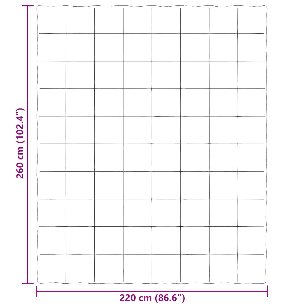 Duvet Estivo Trapuntato Verde 220 x 260 cm Microfibra