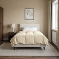 Duvet Estivo Trapuntato Crema 135 x 200 cm Microfibra