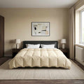 Duvet Estivo Trapuntato Crema 200 x 200 cm Microfibra