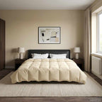 Duvet Estivo Trapuntato Crema 200 x 200 cm Microfibra