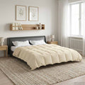 Duvet Estivo Trapuntato Crema 200 x 240 cm Microfibra
