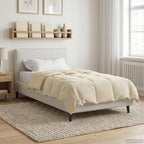 Duvet Estivo Trapuntato Crema 135 x 220 cm Microfibra