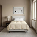 Duvet Estivo Trapuntato Crema 140 x 220 cm Microfibra