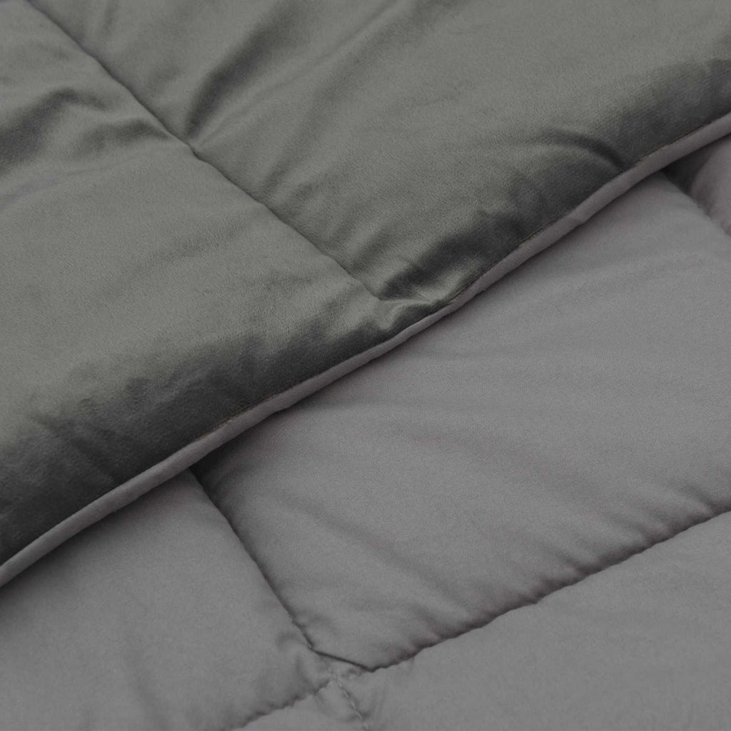Piumone Completo Annuale Grigio chiaro 155 x 200 cm Microfibra