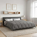 Piumone Completo Annuale Grigio chiaro 200 x 220 cm Microfibra