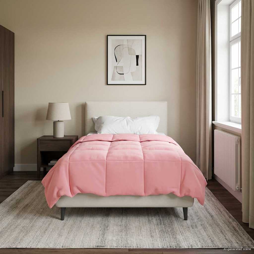 Piumone Completo Annuale Rosa 155 x 200 cm Microfibra