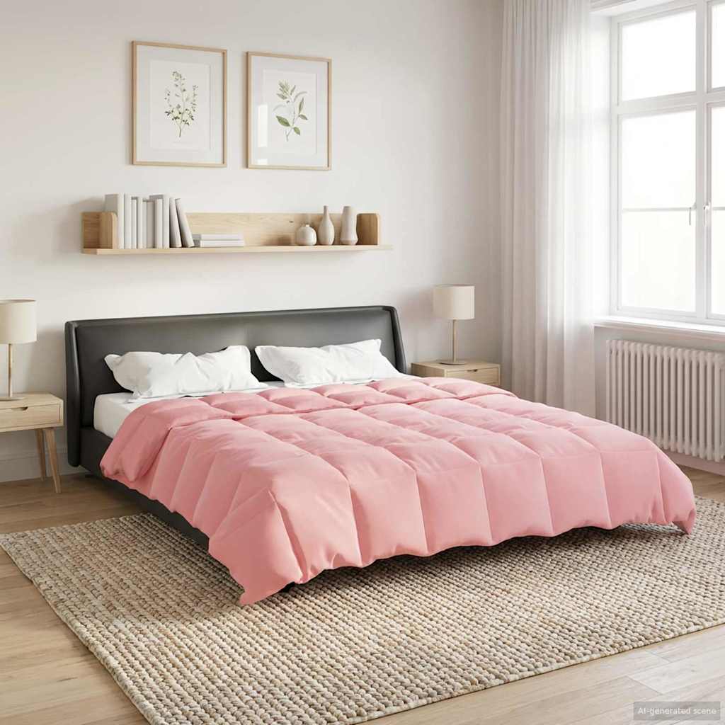 Piumone Completo Annuale Rosa 200 x 200 cm Microfibra
