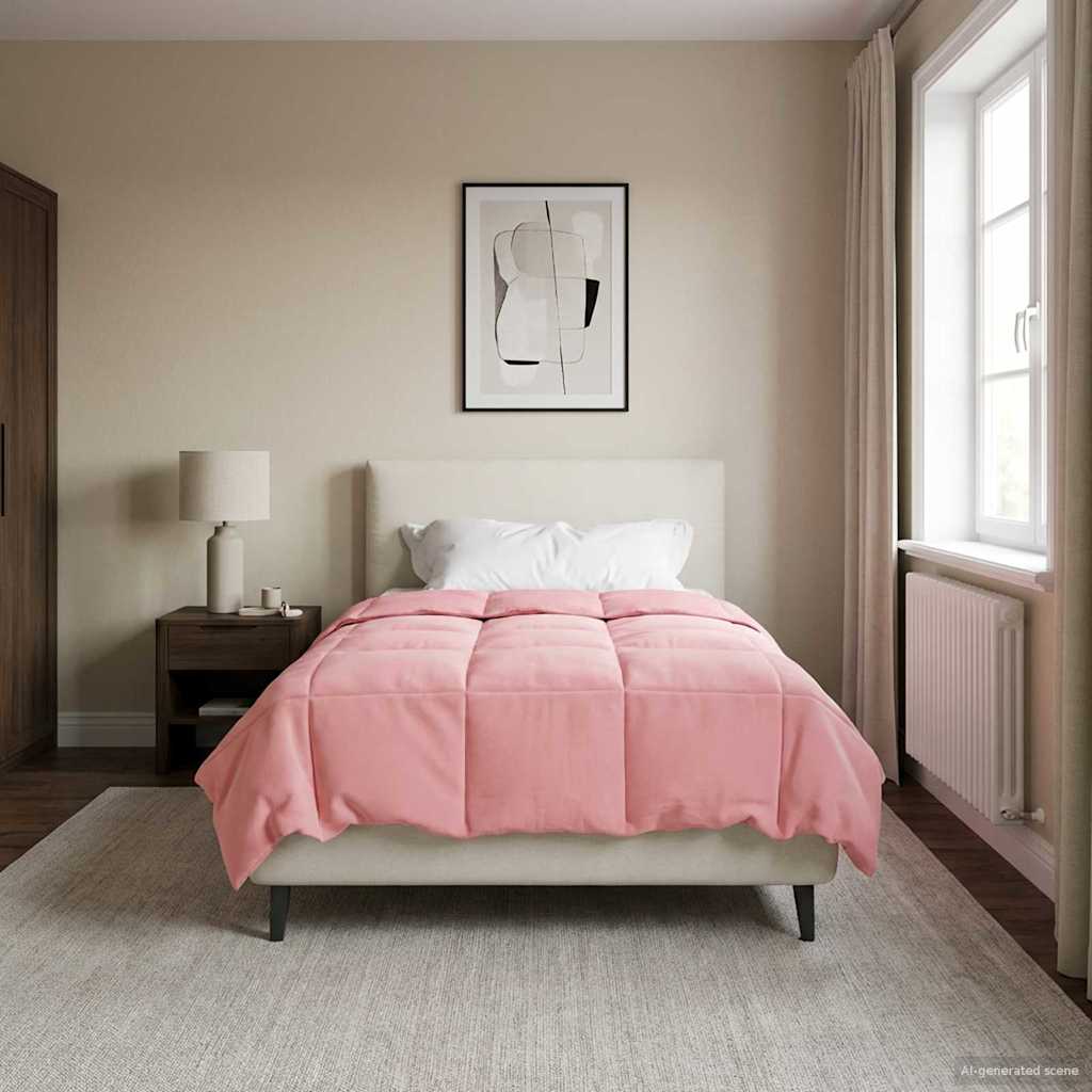 Piumone Completo Annuale Rosa 140 x 220 cm Microfibra
