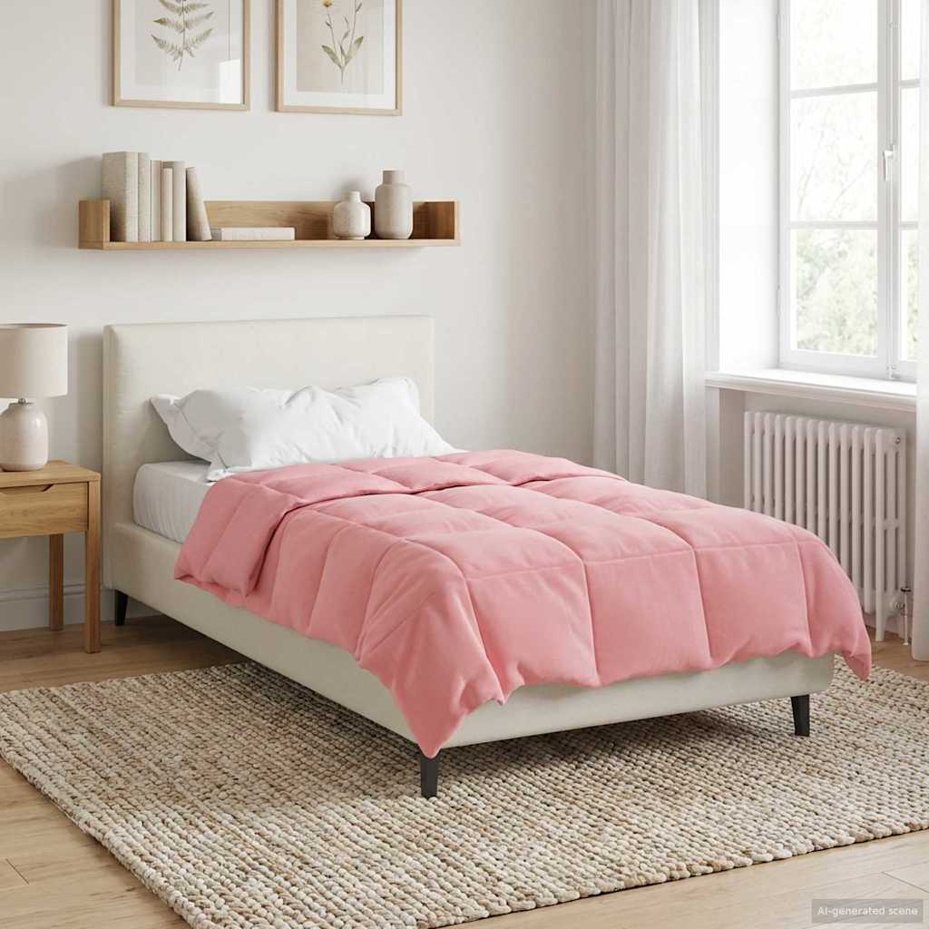 Piumone Completo Annuale Rosa 155 x 220 cm Microfibra