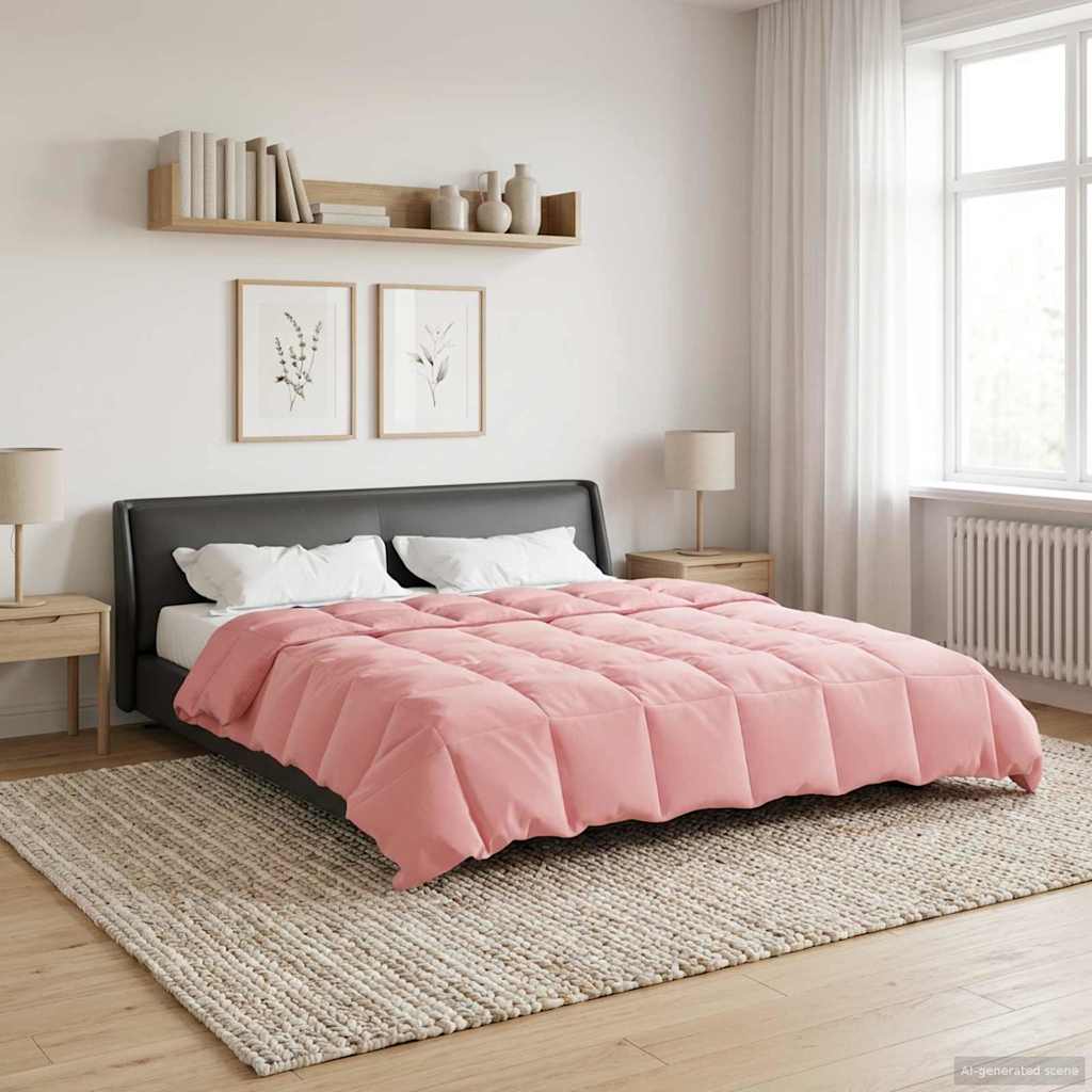 Piumone Completo Annuale Rosa 200 x 220 cm Microfibra
