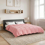 Piumone Completo Annuale Rosa 220 x 240 cm Microfibra