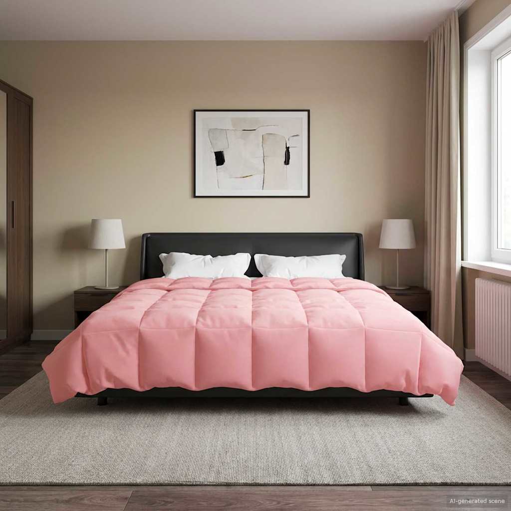 Piumone Completo Annuale Rosa 220 x 260 cm Microfibra