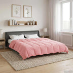 Piumone Completo Annuale Rosa 240 x 260 cm Microfibra