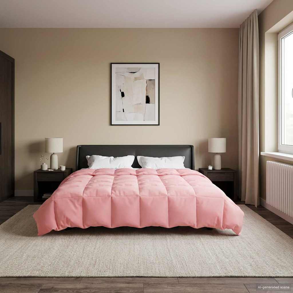 Piumone Completo Annuale Rosa 240 x 260 cm Microfibra