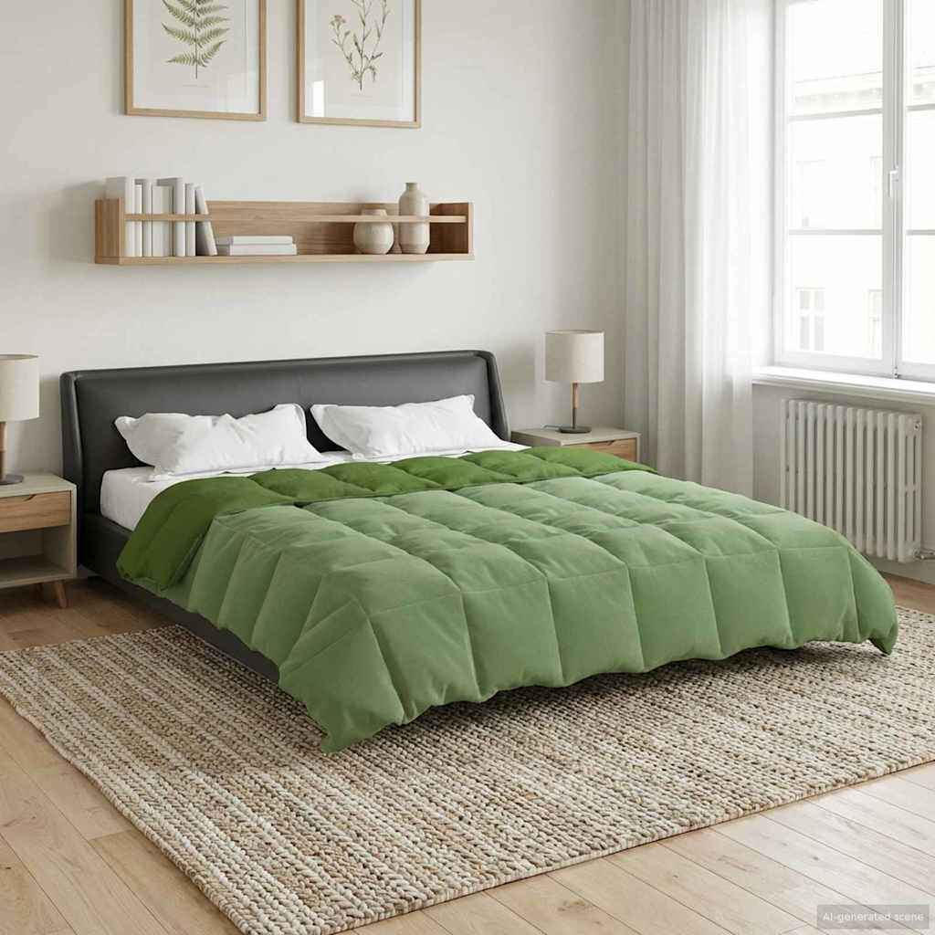 Piumone Completo Annuale Verde 200 x 200 cm Microfibra