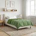 Piumone Completo Annuale Verde 155 x 220 cm Microfibra