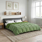 Piumone Completo Annuale Verde 200 x 220 cm Microfibra