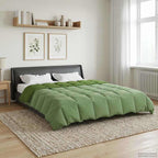 Piumone Completo Annuale Verde 220 x 240 cm Microfibra