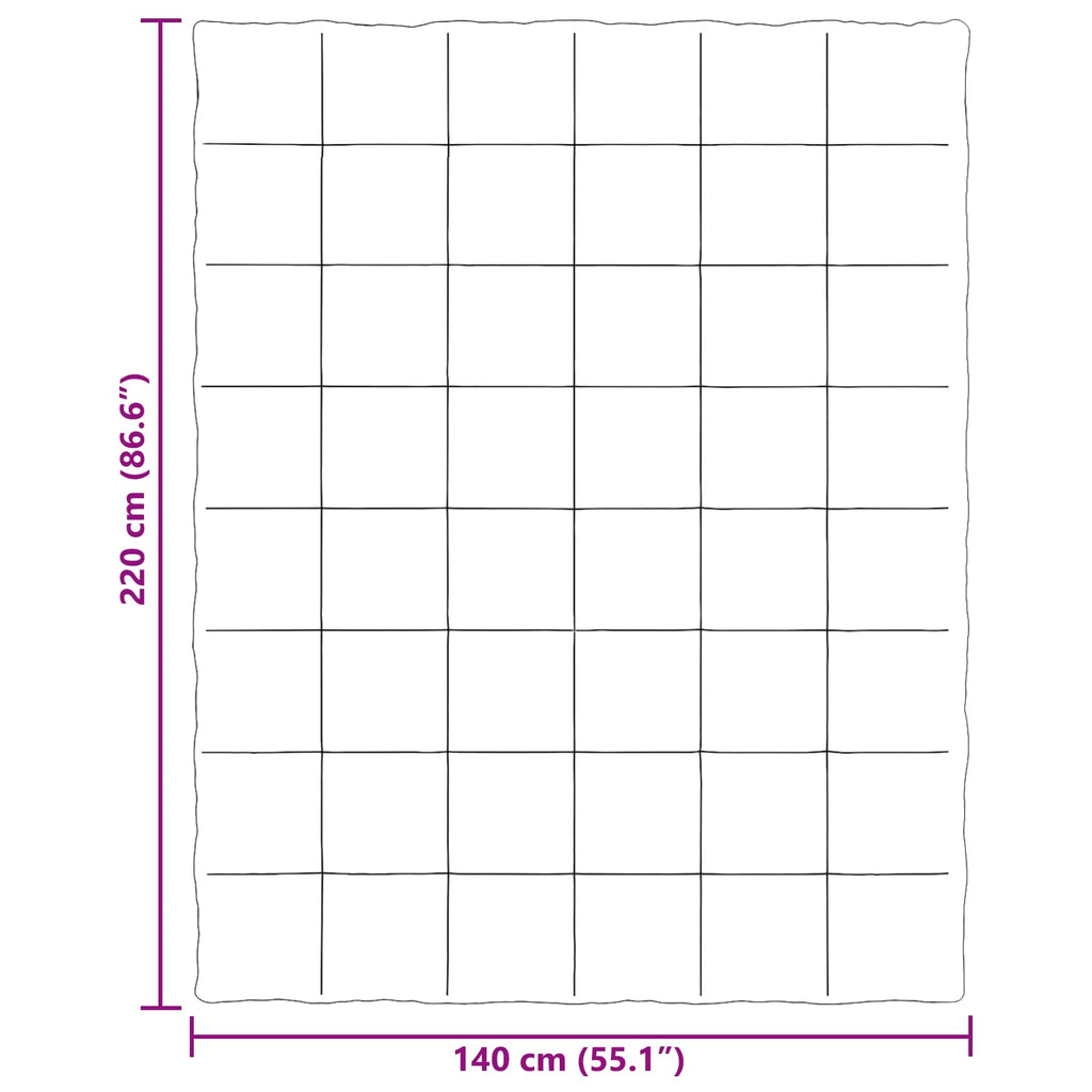 Piumone Completo Annuale Blu Scuro 140 x 220 cm Microfibra