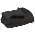 Duvet Invernale Trapuntato Antracite 240 x 260 cm Microfibra