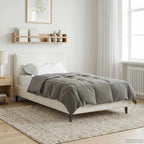 Duvet Invernale Grigio chiaro 140 x 220 cm Microfibra