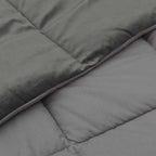 Duvet Invernale Grigio chiaro 155 x 220 cm Microfibra