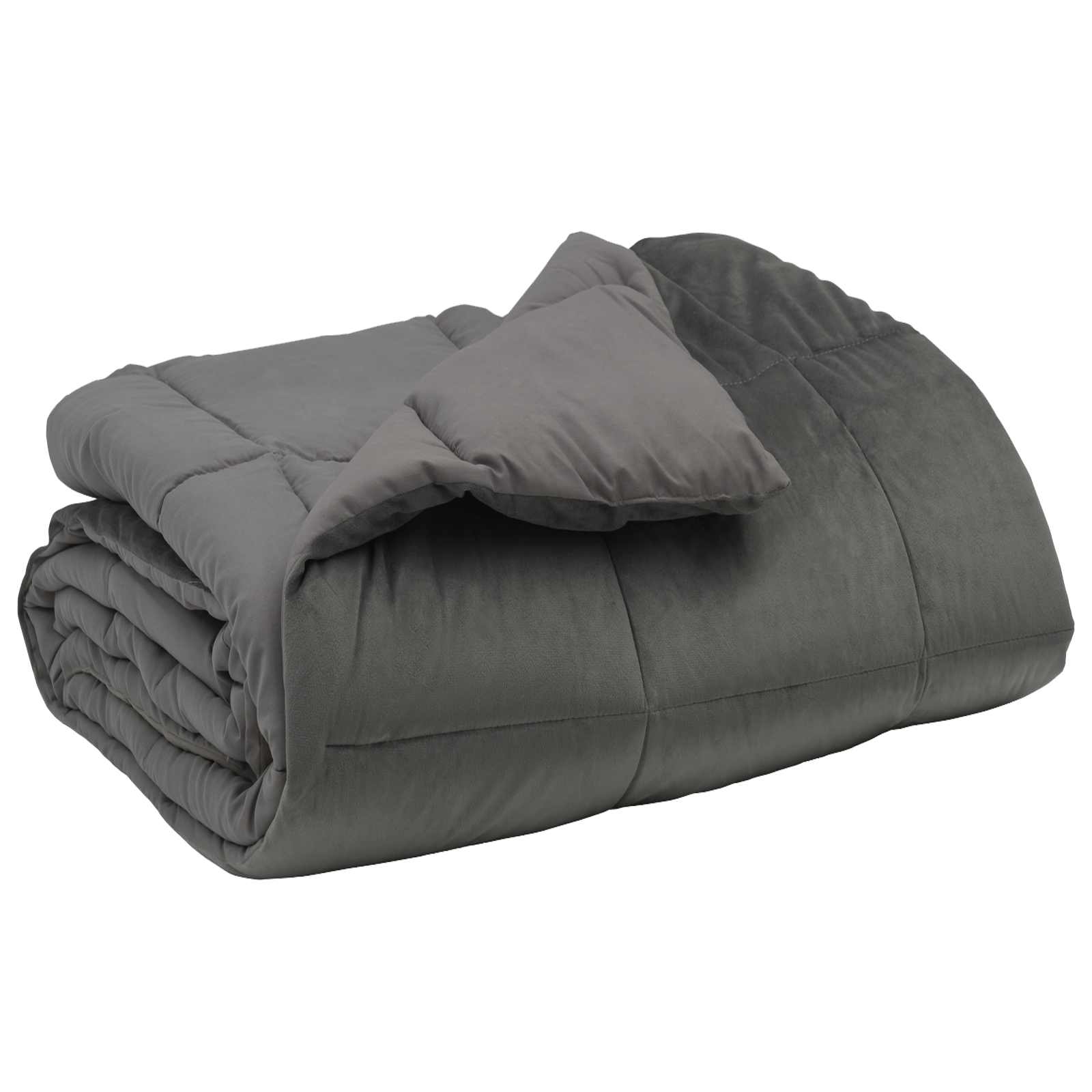 Duvet Invernale Grigio chiaro 200 x 220 cm Microfibra