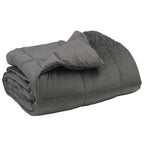 Duvet Invernale Grigio chiaro 220 x 240 cm Microfibra