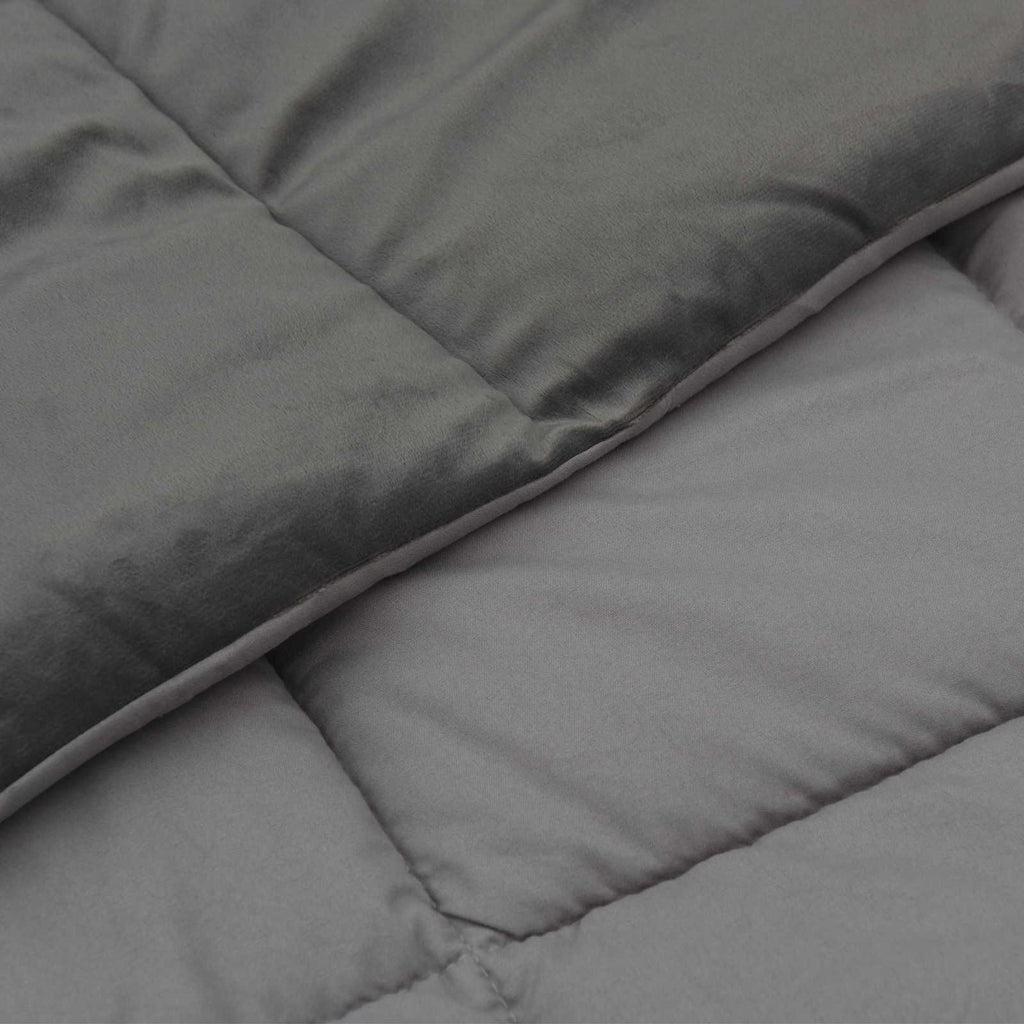 Duvet Invernale Grigio chiaro 240 x 260 cm Microfibra
