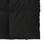 Duvet Invernale Trapuntato Nero 140 x 220 cm Microfibra