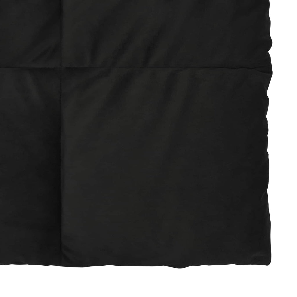 Duvet Invernale Trapuntato Nero 200 x 200 cm Microfibra
