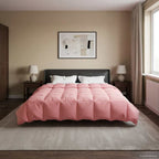 Duvet Invernale Trapuntato Rosa 200 x 240 cm Microfibra