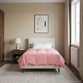 Duvet Invernale Trapuntato Rosa 135 x 220 cm Microfibra