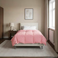 Duvet Invernale Trapuntato Rosa 140 x 220 cm Microfibra