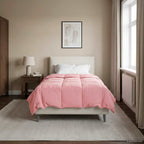 Duvet Invernale Trapuntato Rosa 140 x 220 cm Microfibra