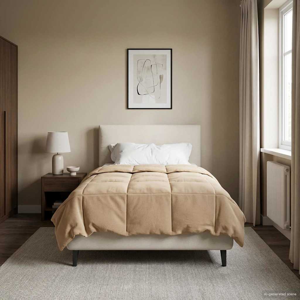 Duvet Invernale Trapuntato Rosa 155 x 220 cm Microfibra