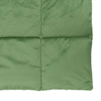 Duvet Invernale Trapuntato Verde 200 x 240 cm Microfibra