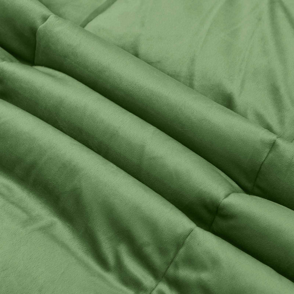 Duvet Invernale Trapuntato Verde 200 x 240 cm Microfibra