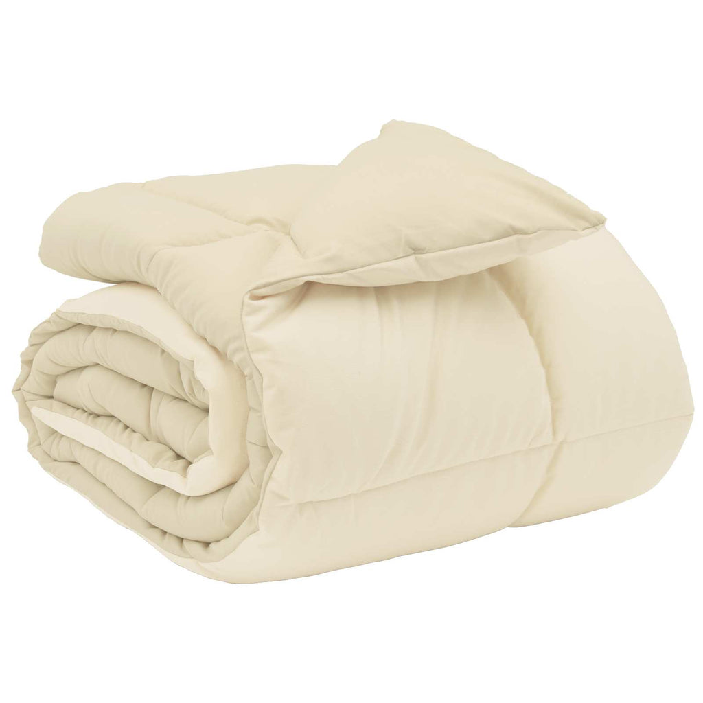 Duvet Invernale Trapuntato Crema 200 x 240 cm Microfibra