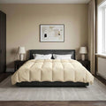 Duvet Invernale Trapuntato Crema 220 x 260 cm Microfibra
