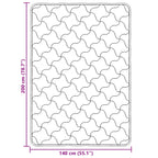 Duvet Estivo Antracite 140 x 220 cm Microfibra e Fleece Teddy