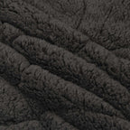 Duvet Estivo Antracite 135 x 200 cm Microfibra e Fleece Teddy