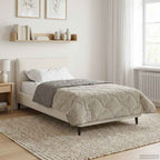 Duvet Estivo Trapuntato Grigio chiaro 140 x 220 cm